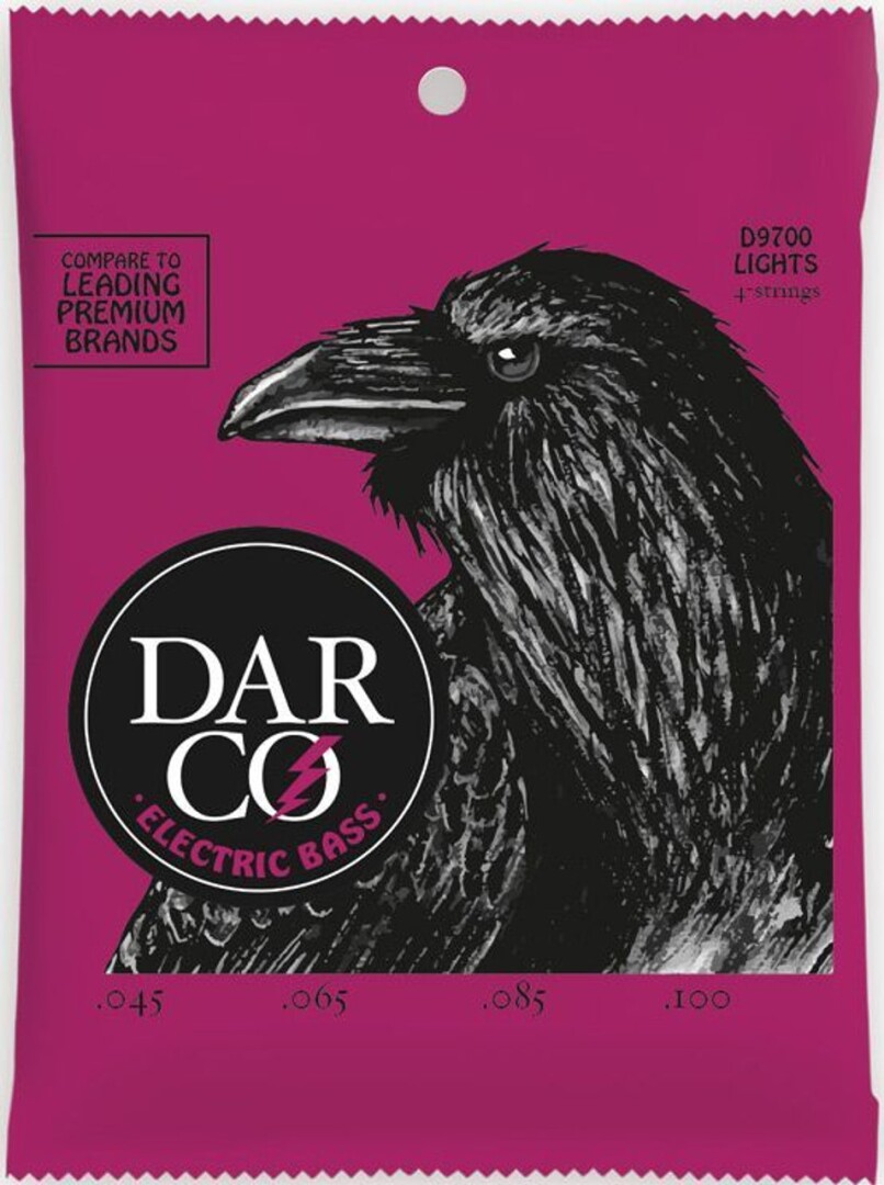 Martin Martin D9700 Darco Electric Light Bass Strings. 45-100