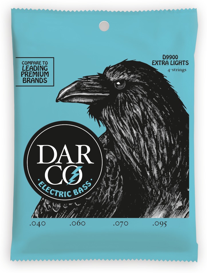 Martin Martin D9900 Darco Electric Extra Light Bass Strings. 40-95