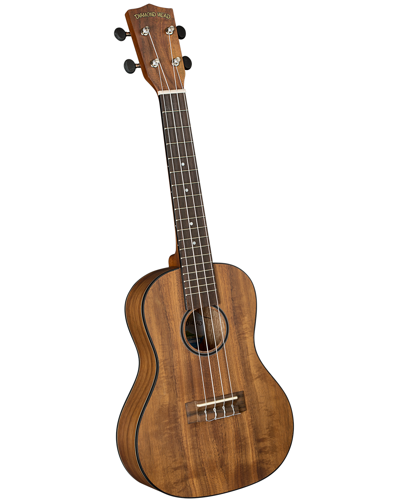 Diamond Head Diamond Head DU-350C Flamed Acacia Concert Uke Ukulele Outfit