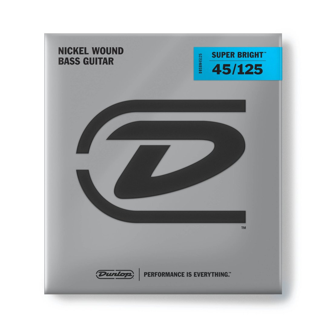Dunlop Dunlop DBSBN45125 Super Bright Nickel Wound Bass Strings (5 String). 4