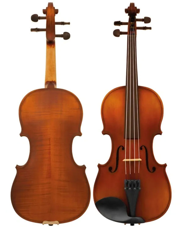 Voce Violins DELLAMORE 3/4 Violin Outfit Solid Wood Setup with Case, Bow, and Rosin