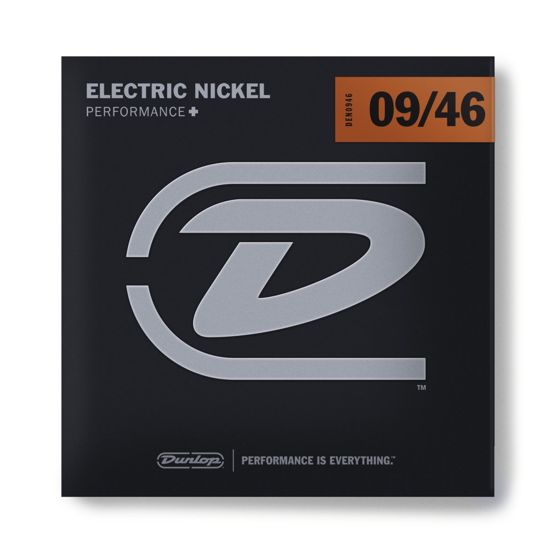 Dunlop Dunlop DEN0946 Performance+ Nickel Wound Electric Guitar Strings. 9-46