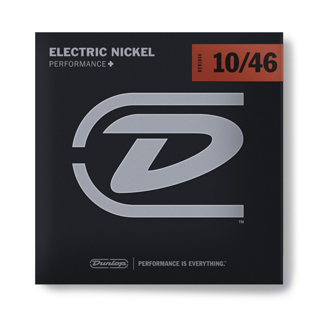 Dunlop Dunlop DEN1046 Performance+ Nickel Wound Electric Guitar Strings. 10-4