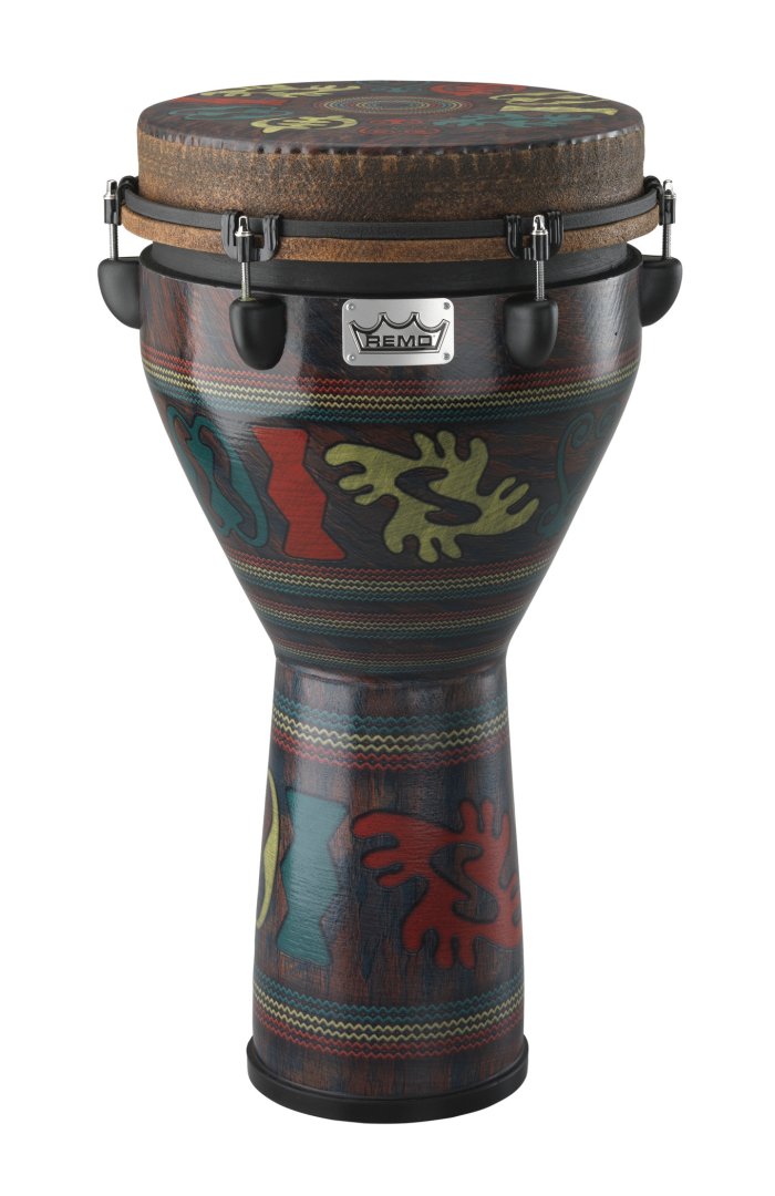 Remo Remo DJ-0012-24 Mondo Djembe Drum. Adinkra 12"