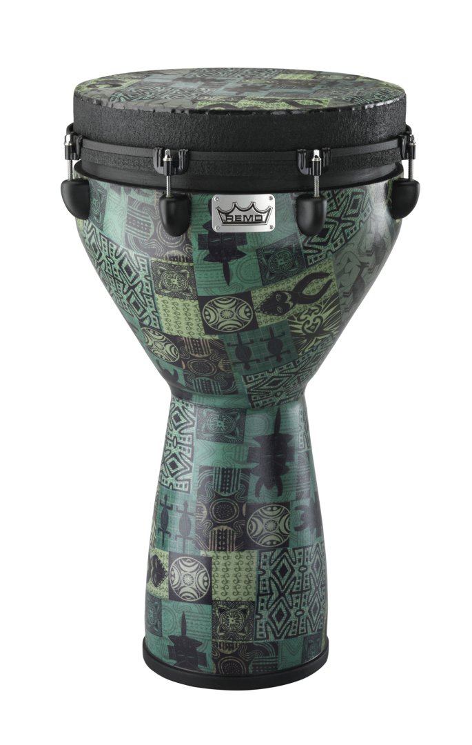 Remo Remo DJ-0018-05 Mondo Djembe Drum. Green Knite 14"