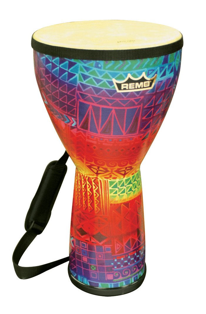 Remo Remo DJFEMD17 Festival Djembe 20" X 10". Rainbow Medium