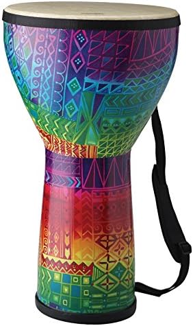 Remo Remo DJFESM17 Festival Djembe. 14" X 8" Rainbow Small