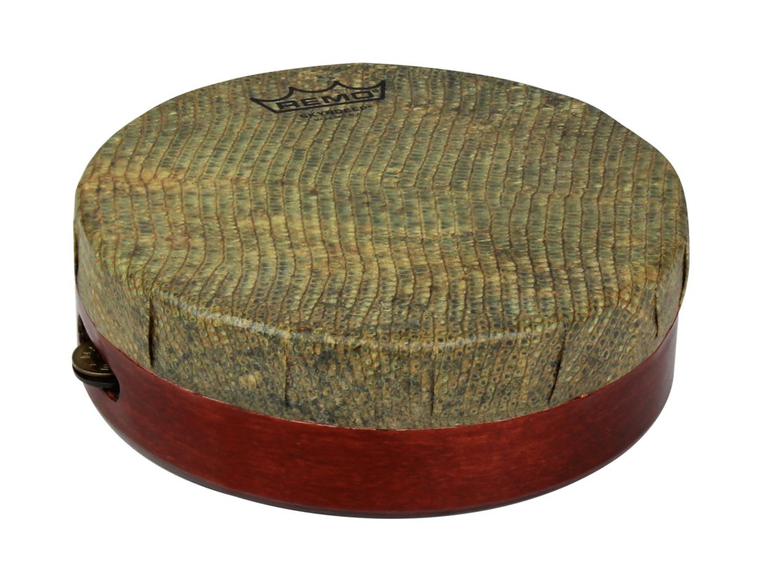 Remo Remo ET-8227-00 Traditional Kanjira Drum. Antique Veneer 7"