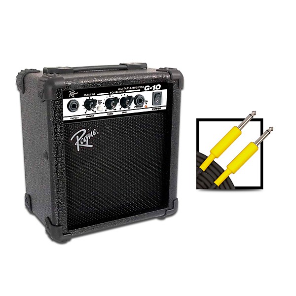 Rogue Rogue G-10 10W 1x5 Guitar Combo Amp With 20' Instrument Cable