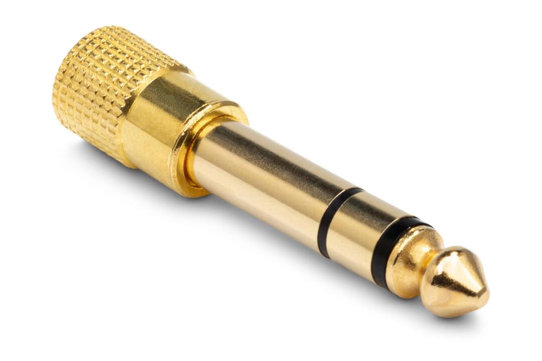 Hosa Hosa Headphone Adapter 3.5 mm TRS to 1/4 in TRS