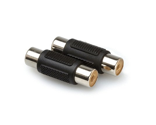 Hosa Hosa GRA-101 Couplers RCA to Same. (2 Pack)