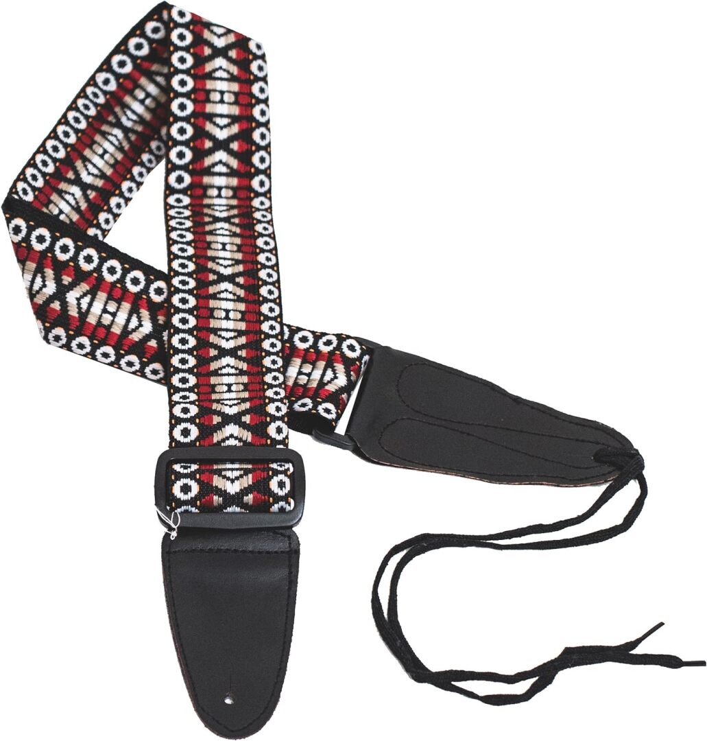 Performance Plus Performance Plus GS3-RT Guitar Strap, Woven Tapestry Hootenanny Patter