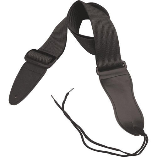 On-Stage GSA10BKGuitar Strap with Leather Ends
