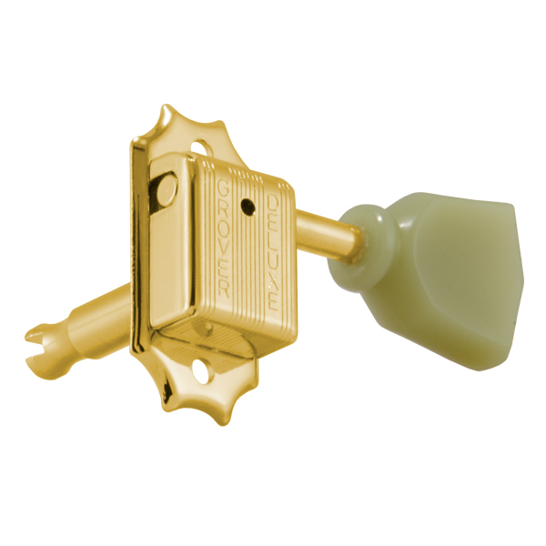 GROVER GROVER DELUXE GOLD W/ PLASTIC KEYSTONE BUTTON SET 6 3+3