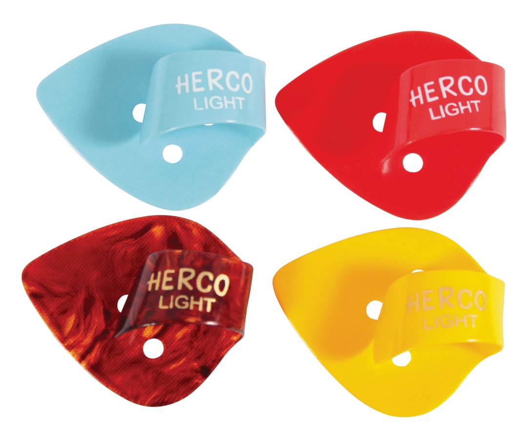 Herco Herco HE111 Flat Thumbpicks. Light (24 Pack)