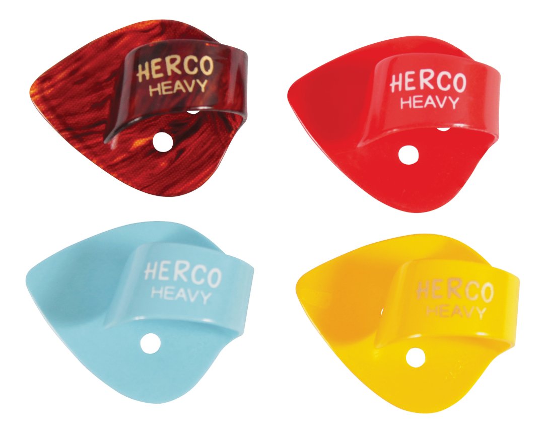Herco Herco HE113 Flat Thumbpicks. Heavy (24 Pack)