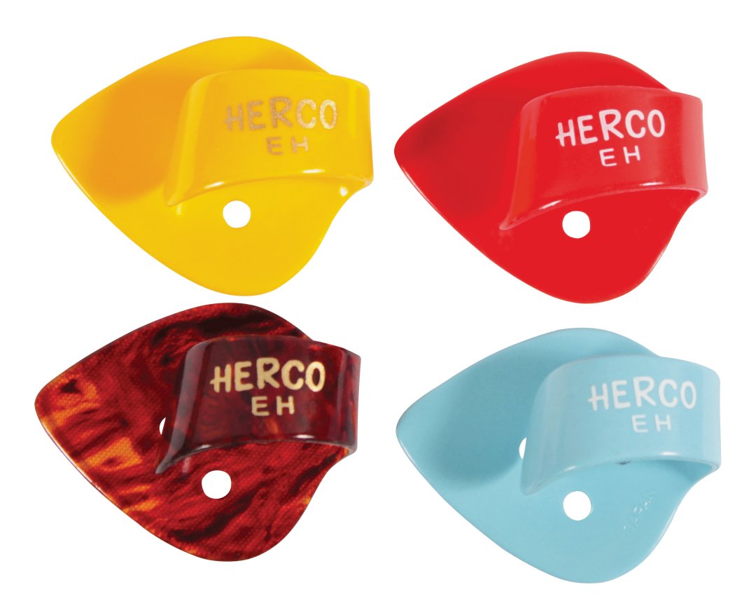 Herco Herco HE114 Flat Thumbpicks. Extra Heavy (24 Pack)
