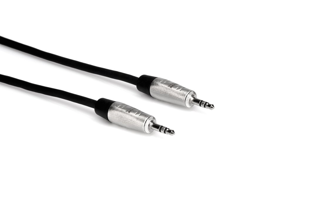 Hosa Hosa HMM-005 Pro Stereo Interconnect REAN 3.5mm TRS to Same. 3'
