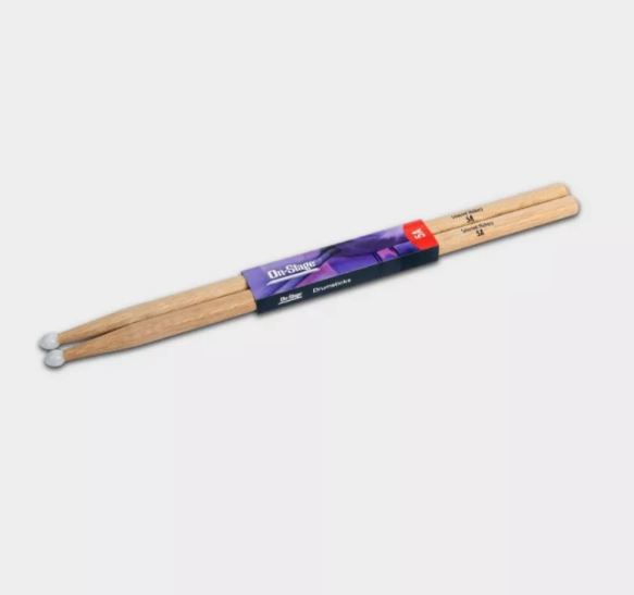 On-Stage Hickory Drum Sticks 5B Nylon