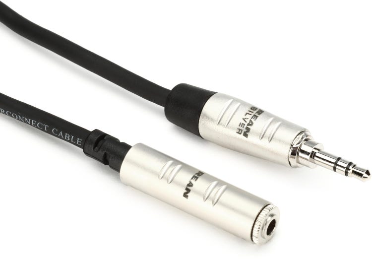 Hosa Hosa HXMM-005 Pro Headphone Extension Cable - 3.5mm REAN TRS Female to