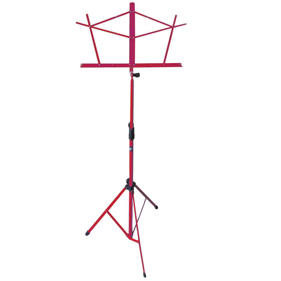 Hamilton Hamilton Dlx Folding Music Stand w/Bag - Red