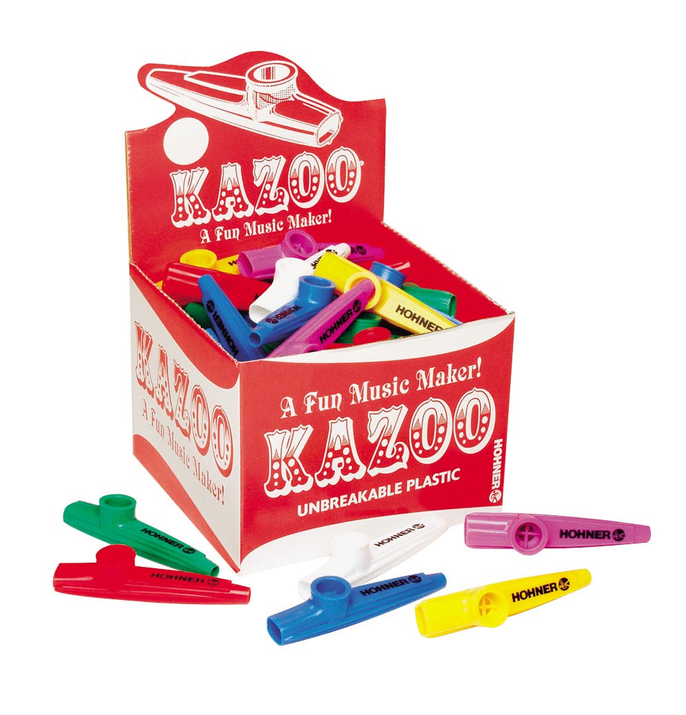 Hohner Hohner 50 unit box of Kazoos (Assorted Colors)