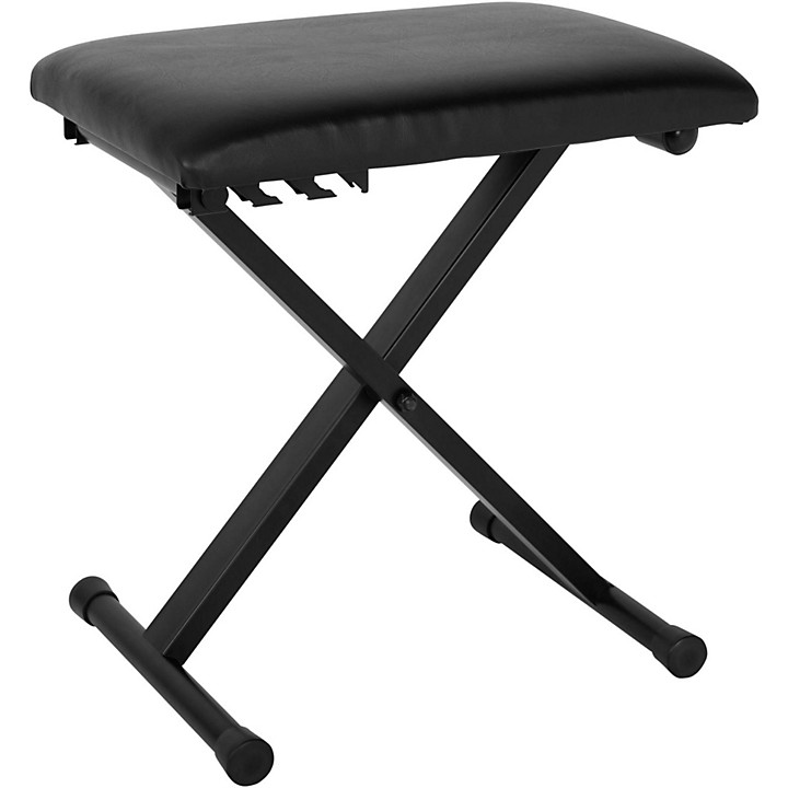 Musician's Gear Musician's Gear Padded Piano Bench Black