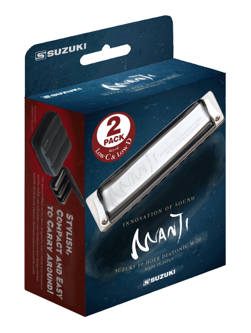 Suzuki Suzuki M-20-LP 2 Piece Manji Harmonica Set