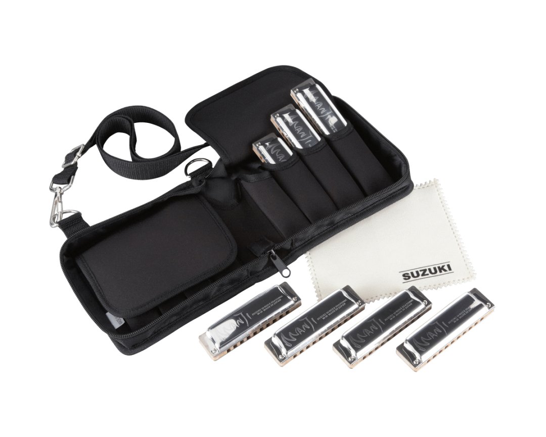 Suzuki Suzuki M-20-S Manji Harmonica Boxed Set of 7 (C,G,A,D,E,F,Bb)