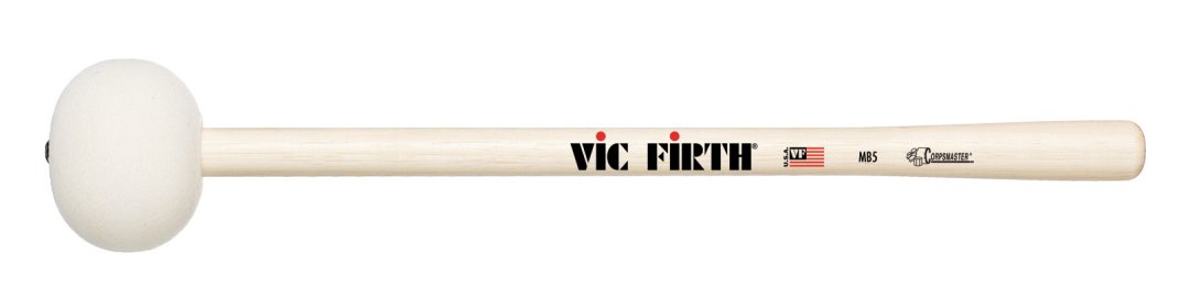 Vic Firth Vic Firth MB5H Corpsmaster Bass Mallet. XX Large Head Hard