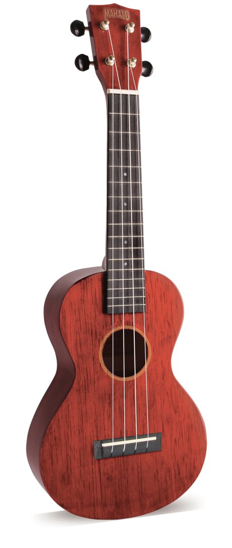 Mahalo Mahalo MH2-TWR Hano Concert Ukulele. Trans Wine Red