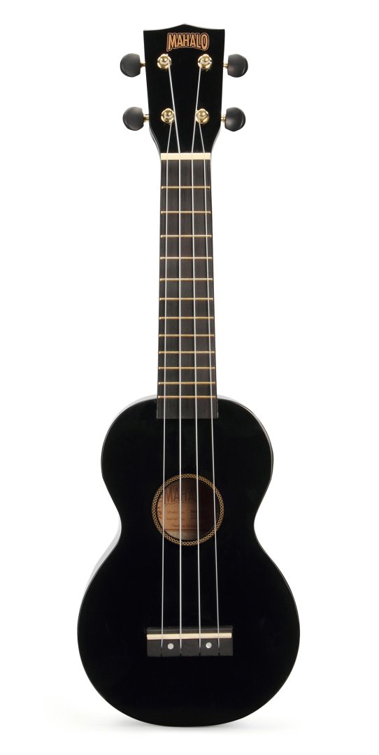 Mahalo Mahalo MR1-BK Rainbow Soprano Ukulele. Black