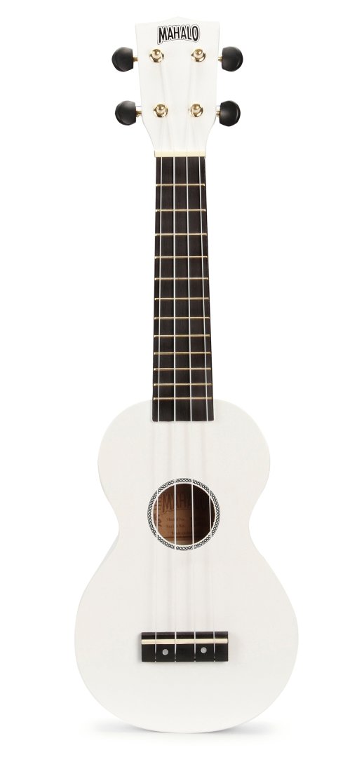 Mahalo Mahalo MR1-WT Rainbow Soprano Ukulele. White
