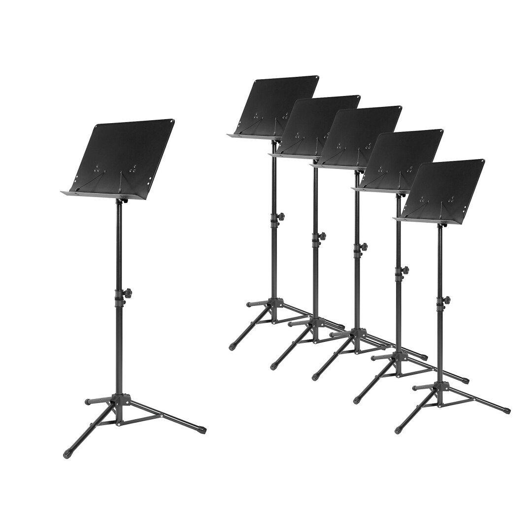 Musician's Gear Musician's Gear MST50 Tripod Orchestral Music Stand 6-Pack