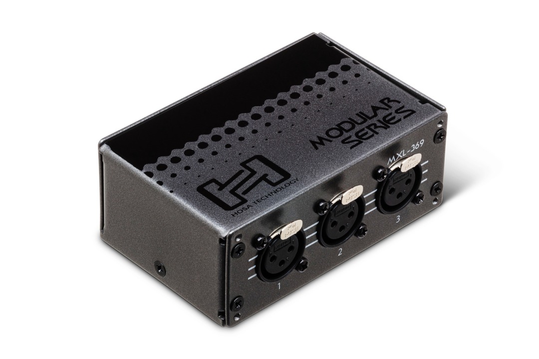 Hosa Hosa MXL-369 Patch Bay Module, 3-point, XLR3F to XLR3M