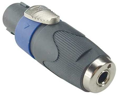 CBI Cables NA4LJX Neutrik Speaker Adaptor, 1/4 in TS to speakON