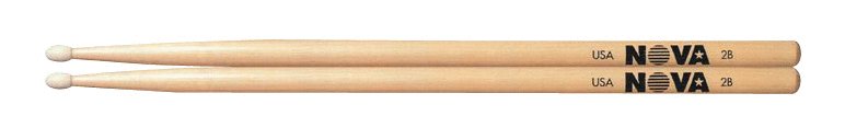Vic Firth Vic Firth NO2BN Nova Drum Sticks 2B Nylon