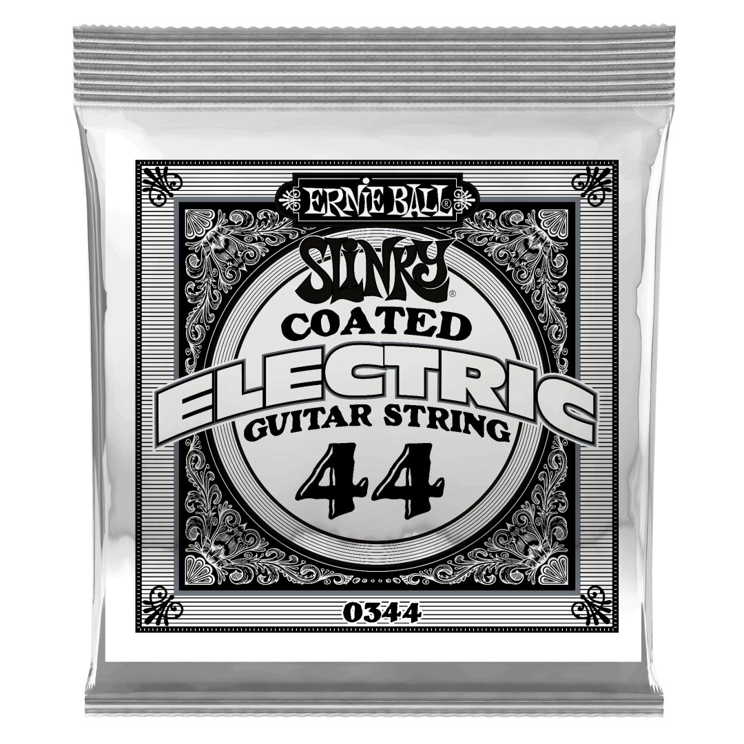 Ernie Ball .044 Slinky Coated Nickel Wound Electric Guitar Strings 6 Pack