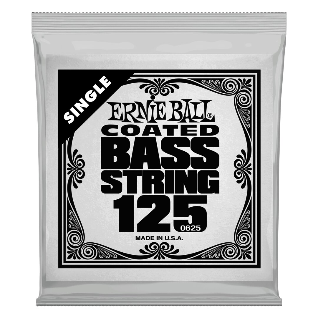 Ernie Ball .125 Slinky Coated Nickel Wound Electric Bass String Single