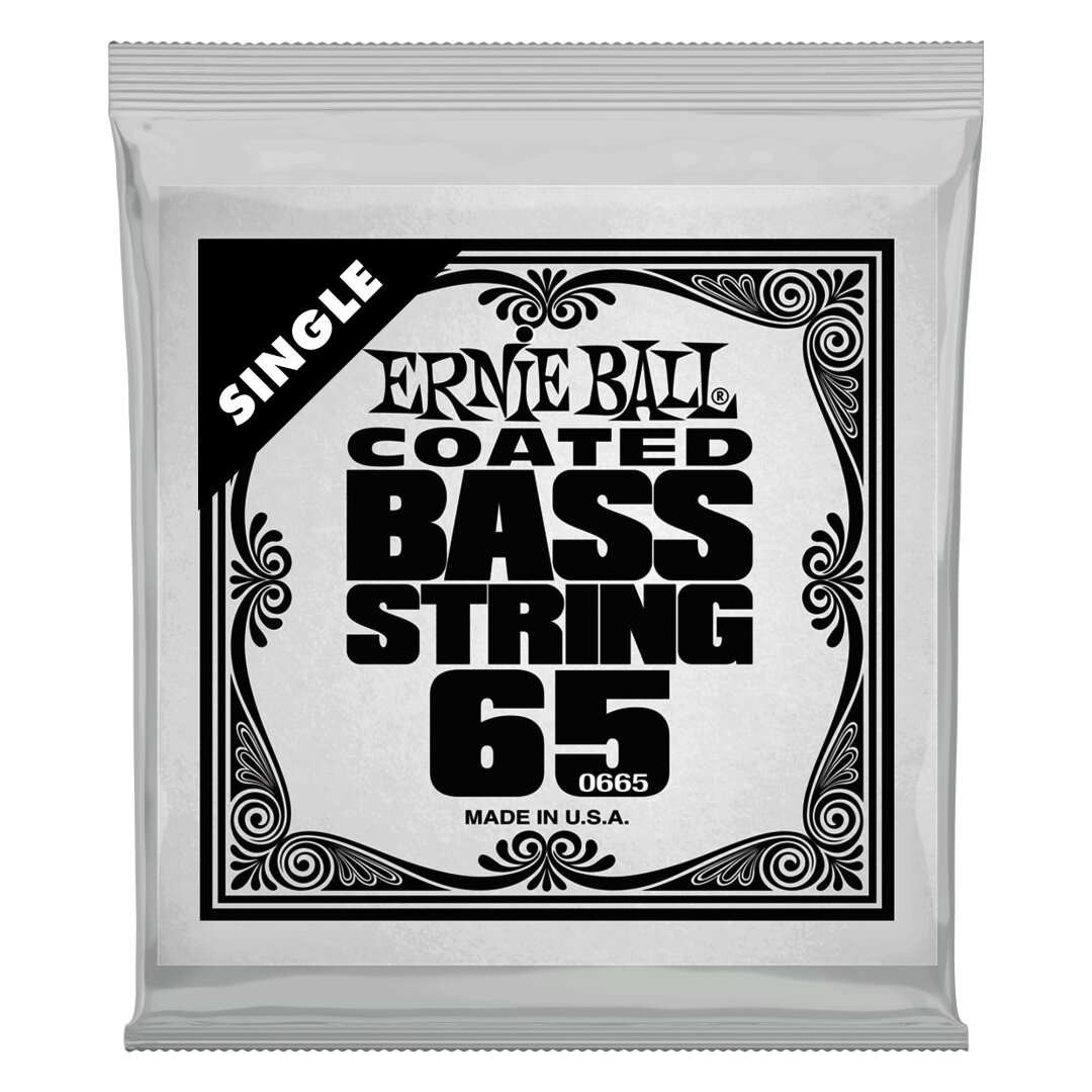 Ernie Ball .065 Slinky Coated Nickel Wound Electric Bass String Single