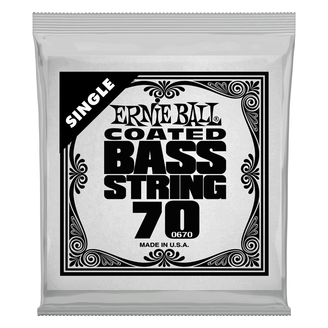 Ernie Ball .070 Slinky Coated Nickel Wound Electric Bass String Single