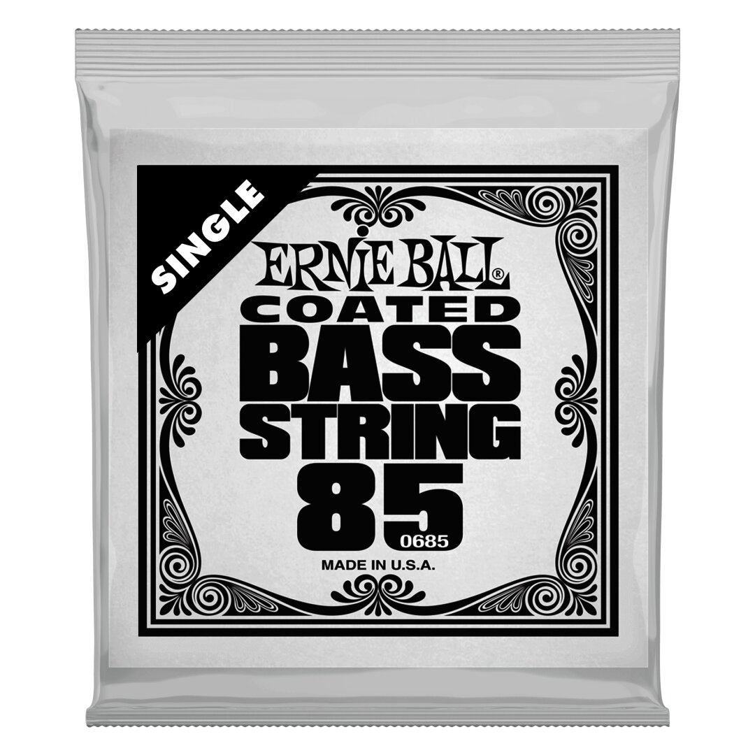 Ernie Ball .085 Slinky Coated Nickel Wound Electric Bass String Single