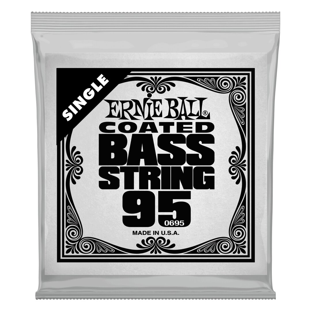 Ernie Ball .095 Slinky Coated Nickel Wound Electric Bass String Single