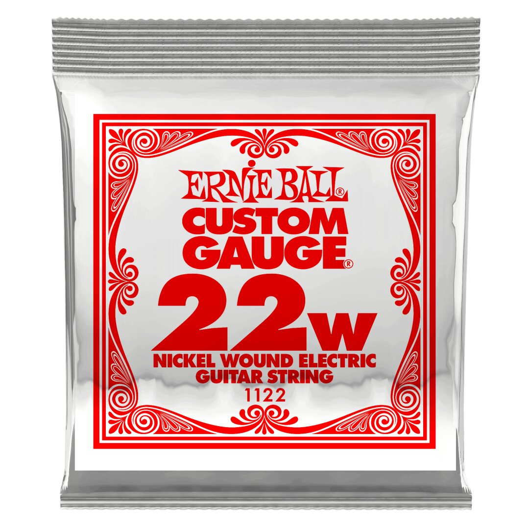 Ernie Ball .022 Nickel Wound Electric Guitar Strings 6 pack
