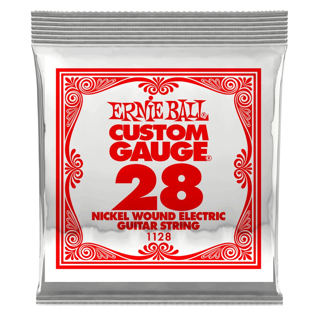 Ernie Ball .028 Nickel Wound Electric Guitar Strings 6 pack