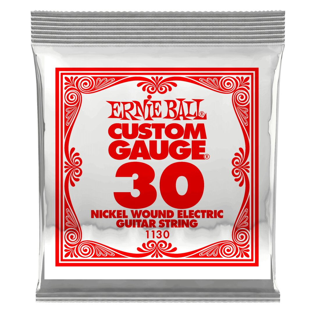Ernie Ball .030 Nickel Wound Electric Guitar Strings 6 pack
