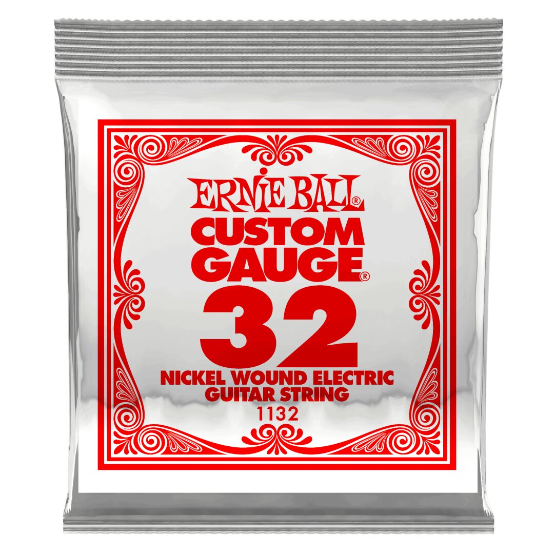 Ernie Ball .032 Nickel Wound Electric Guitar Strings 6 pack