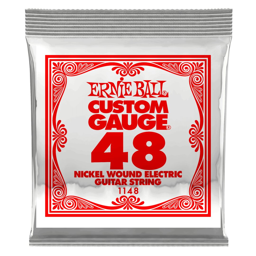 Ernie Ball .048 Nickel Wound Electric Guitar Strings 6 Pack