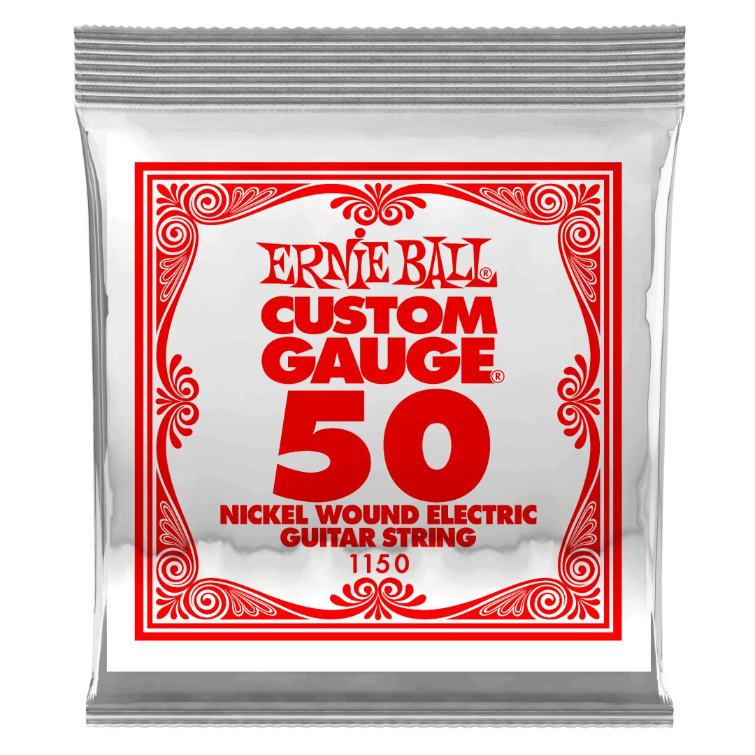 Ernie Ball .050 Nickel Wound Electric Guitar Strings 6 Pack