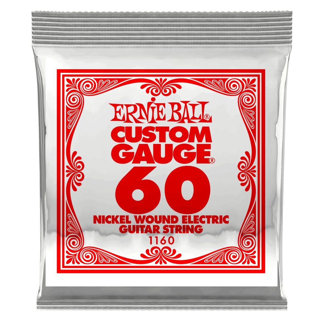 Ernie Ball .060 Nickel Wound Electric Guitar Strings 3 Pack